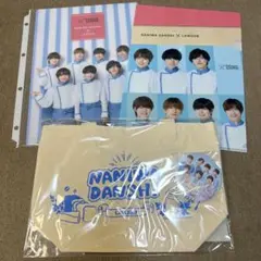 なにわ男子 ローソン トートバッグ 缶バッジ クリアファイル