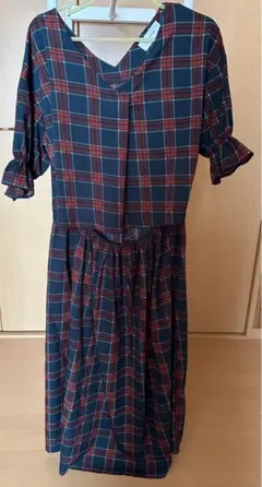 rivet&surge チェックワンピース