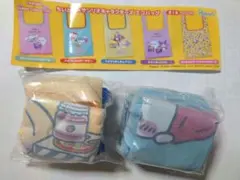 ちいかわ×サンリオキャラクターズ　エコバッグ　ガチャガチャ　2個セット