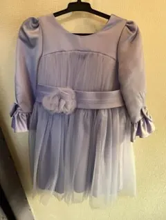 【子供用】【発表会】薄紫 フリル付きドレス