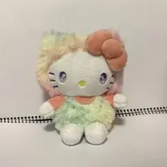 【サンリオ / sanrio】キティ レインボー ぬいぐるみ ビッグポーチ