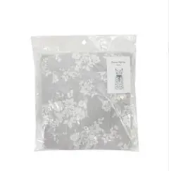 THREEPPY ドレスエプロン Floral グレー 花柄