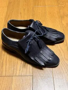 □ 極美品 ツモリチサト ウォーク レースアップシューズ レザー