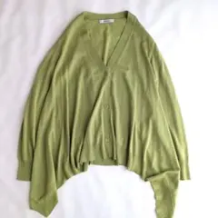 美品 マックスマーラ カシミヤシルク 変形カーディガン M 白タグ