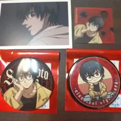 サカモトデイズ　カフェ　amocafe缶バッジ　南雲　2種　眼鏡　購入特典