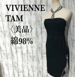 美品【ヴィヴィアンタム】ストレッチ上質コットン レース
