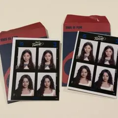 TWICE THIS IS FOR ランダム証明写真 ツウィ　POPUP 2枚