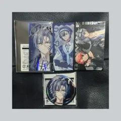 玲*央様 にじさんじ　ぎゃうるふ　小柳ロウ　チェキ　缶バッジ