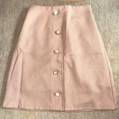 INGNI ミニスカート 膝丈スカート　ビジュー付