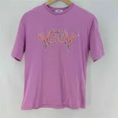 MSGM KIDS ロゴプリント 半袖 Tシャツ ピンク系 14歳 キッズのサムネイル