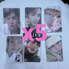 RIIZE ALL OF YOU トレカ 東京ドーム 会場限定 6種コンプ　5個