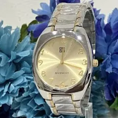 稼働 GIVENCHY 腕時計 ゴールド シルバー コンビカラー 箱 3577 - メルカリ