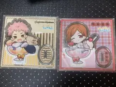 呪術廻戦　まるくじ　ちゃぽんっ！虎杖悠仁、釘崎野薔薇　アクリルスタンド