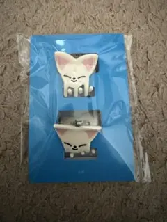 StrayKids ポップアップ　ミニヘアクリップ アイエン フォクシニー