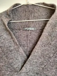 mizuiro ind ダークブラウン Vネック ニットベスト