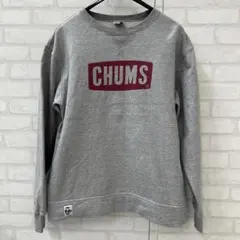 最終値下げ チャムス CHUMS ビッグ ボックス ロゴ 前V スウェット Mのサムネイル
