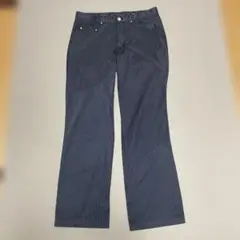 ♪Munsingwear ストライプ柄フレアパンツ ネイビー♪