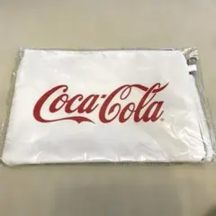 新品未使用Coca-Cola コカ・コーラオリジナルポーチ ホワイトノベルティ