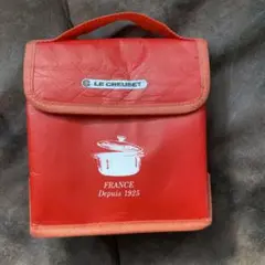 LE CREUSET 赤いランチバッグ