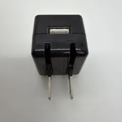 エレコム キューブ型 AC充電器 1A USB 1ポート 折りたたみプラグ 黒