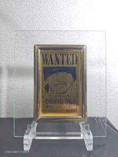 ロロノア・ゾロ 純金　手配書GOLDカード ロロノア・ゾロ 純金 手配書GOLDカード - メルカリ