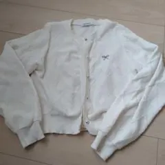 カーディガン　白　160㌢