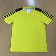 adidas 蛍光イエロー Tシャツ　Mサイズ