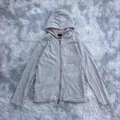 【MALE & Co.】ヘリンボーンスリムフィット ダブルジップアップ パーカー