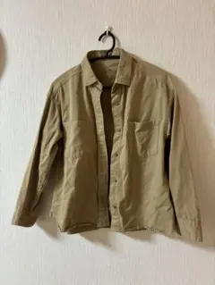 PAGEBOY ベージュ ポケット付き長袖シャツ F