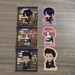 銀魂 まちぼうけ ステッカー ガチャ 高杉晋助、神威、桂小太郎