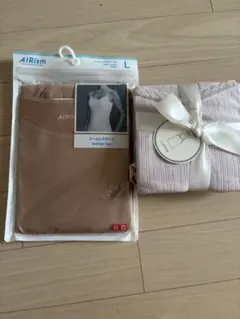 新品 UNIQLO AIRism シームレス L+GUキャミソールL 2個セットのサムネイル