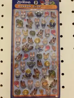 【正規品】ズートピア ボンボンドロップシール　ミニ