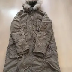 モッズコート カーキ ファー付き