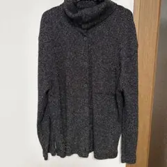 ZARA シャイニースレッドリブカーディガン　ラメカーディガン S