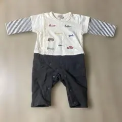 Petit Main 70 ロンパース 車刺繍