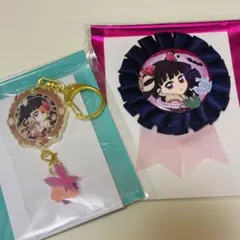 鬼滅の刃 ハロウィン2025 コサージュ風バッジ　缶バッジ カナヲ