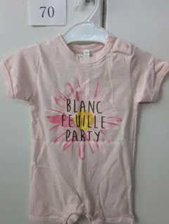 70 新品タグ付き ロンパース 半袖 夏服