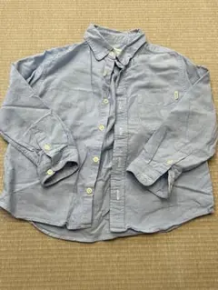 BEAMS mini 長袖シャツ 110サイズ ライトブルー