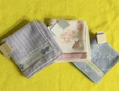 ジルスチュアート♡タオルハンカチ3枚セット