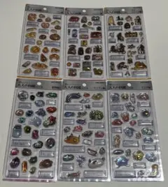 【匿名配送】正規品　大人の図鑑シール3D 6種セット