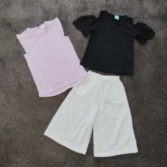 ガウチョパンツ＆Ｔシャツ　女の子　130 プティマイン　他のサムネイル