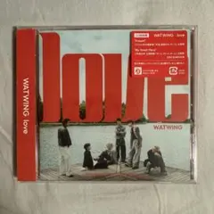 WATWING love CD 初回盤