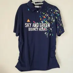 le coq sportif ゴルフ ポロシャツ ネイビー LL