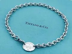 f098 美品　ティファニー　リターントゥ　オーバルタグ　ネックレス　925