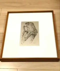石坂春生「女のいる風景」 EA版画（作家保存版）直筆サイン入り／木製フレーム付 2026年最新】石坂春生の人気アイテム - メルカリ