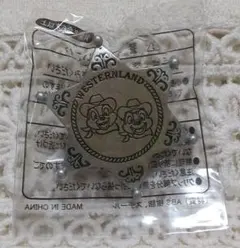 ウエスタンランド・シューティングギャラリー　チップ＆デール保安官バッジ銀色