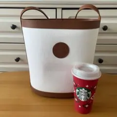 マイカスタマイズジャーニー　レザーバッグ&リサイクルカップ2点セット