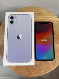 【美品】iPhone 11 パープル 128GB SIMフリー