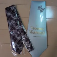 Vivienne Westwood ネクタイ チェック柄 オーブロゴのサムネイル