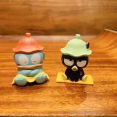 サンリオキャラクター　ガチャガチャ　サウナシリーズ　ハンギョドン　バツマル